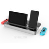 Multi-functional Speaker Charging Stand Music Playing for Switch/Android/iOS Etc - Silver