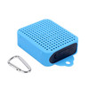 For JBL GO2 Bluetooth Speaker Hollow Design Silicone Carrying Case Protective Sleeve Cover - Blue