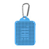 For JBL GO2 Bluetooth Speaker Hollow Design Silicone Carrying Case Protective Sleeve Cover - Blue