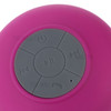 Mini Portable Waterproof Bluetooth Speaker with Suction Cup + Controls & Microphone - Rose