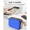 Portable High-quality Wireless BT Hands-Free Call Speaker Outdoor Speakers - Black