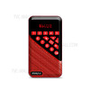 LENOVO thinkplus R5 Mini FM Radio Portable Wireless Speaker Support TF Card U Disk Recording - Red