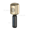KM600 Wireless Bluetooth Handheld Karaoke Singing TWS Microphone - Gold