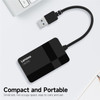 LENOVO D303 USB 3.0 Memory Card Reader 4-in-1 for SD/TF/MS/CF Card Reader 5Gbps High-Speed Card Reader Adapter