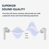 ETE-51 Touch Control TWS Bluetooth Earbud In-ear Waterproof Sports Game Earphone Headset - Black