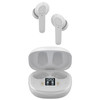 JSM-LB518 Bluetooth 5.0 Wireless Earbuds Noise Cancelling Stereo Earphones with Digital Charging Box - White