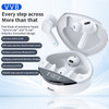 VV8 TWS Bluetooth 5.3 Wireless Earphone Stereo Sound Noise Reduction Low Delay Sports Headset with Charging Case - Black