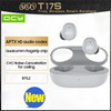 QCY T17s True Wireless Earbuds In-Ear Noise Cancelling Bluetooth 5.2 Headphones with AptX-Adaptive, 4-Mic and CVC 8.0 for Workouts Running - Dark Grey