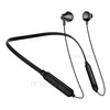 GO2 Bluetooth 5.0 Neck-mounted Earphones HIFI Stereo Neckband Wireless Running Sports Headset with Mic - Black