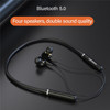 LENOVO XE66 Wireless Earphones Bluetooth 5.0 10mm Dual Moving Coil Stereo Music Headset Magnetic Neck Hanging Waterproof Sports Headphones - Black