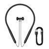 BASEUS Bowie P1 Half In-ear Neckband Wireless Earphones Bluetooth Headphones Sports Headsets with 0.5m 2.4A Micro USB Cable - Black