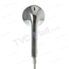 Electroplated In-Ear 3.5mm Headset Earphone with Mic for iPhone iPad iPod Samsuang - Silver Color