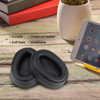 1 Pair Dust-proof Leather Breathable Headphones Cushion Replacement Ear Pads Cover for Sony MDR-100ABN WH-H900N