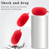For Realme Buds Air2 Neo Earbuds Silicone Case Drop-proof Earphone Protective Cover with Buckle - Red