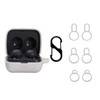 For Sony Linkbuds/WF-L900 Earphone Charging Case Silicone Protective Cover with 3 Sizes Ear Tips and Hanging Buckle - White