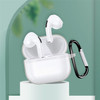 For Lenovo LP40 Earphone Case TPU Earbuds Charging Box HD Waterproof Clear Protective Cover with Buckle