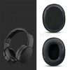 1 Pair Soft Earpads Leather Sponge Cushions for Skullcandy Crusher 3.0 Headphone Accessories Replacement - Black