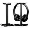 Z10 Desktop Over-ear Headphone Stand ABS+TPU Headset Holder Mount with Solid Base - Black