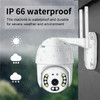 SD01 Outdoor Security Camera 3MP HD Two-way Talking Video WiFi Night Vision RJ45 Camera Indoor for Home Security - US Plug