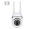 720P WiFi PT Camera Indoor Security Monitor Motion Detection Night Version Video Intelligent Camera Auto Tracking IP66 Waterproof Webcam Support 360-Degree Rotating/Two-Way Voice Chat - US Plug