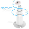 Metal Adjustable Mount Wall Table Ceiling Security Bracket for Arlo/Arlo Pro Camera - 2Pcs/White