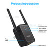 EDUP EP-2950 300Mbps WiFi Extender Repeater Wireless Signal Booster Amplifier - US Plug