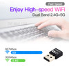 1200Mbps USB WiFi Adapter 2.4/5Ghz Dual Band Wireless Ethernet LAN USB WiFi Dongle for Desktop PC/Laptop