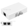 UTP STP 2 in 1 out 2 Ports RJ45 LAN CAT Network Switch Selector Internal External Networking Switcher Splitter Box