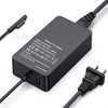 44W 15V 2.58A Power Adapter Charger with USB Charging Port for Microsoft Surface Pro 6/5/4/3 etc. - US Plug