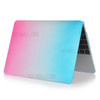 Fashion Rainbow Hard Protective Cover for MacBook 12-inch with Retina Display(2015) - Rose / Blue