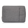 Jeans Cloth Fashionable 11.6-inch Notebook Bag Pouch Cover with Handle - Grey