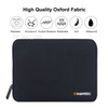 HAWEEL Splash-proof Shockproof Oxford Pouch Case Tablet Bag for 9.7-inch Tablet/Laptop - Black