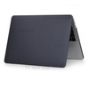 Matte Plastic Front and Back Protective Case for MacBook Air 13.3" Retina Display A2337 M1 (2020)/Air 13.3'' Retina Display A2179 (2020)/Air 13.3-inch (2019) (2018) A1932 - Black