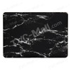 Marble Texture Hard Plastic Case for Apple MacBook Pro 13.3 Inch - White / Black