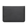 Business Envelope Style Leather Sleeve Bag for Macbook Pro 15.4 inch with Retina Display - Black