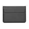 Business Envelope Style Leather Sleeve Bag for Macbook Pro 15.4 inch with Retina Display - Black