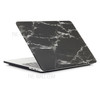 Patterned Hard Protective Case for MacBook Pro 13 inch 2016 A1706/A1708/A1989/A2159/A2251/A2289/A2338 - Marble Texture / Black