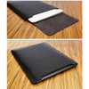 SOYAN Microfiber PU Leather Sleeve Pouch with Mouse Pad for 13-inch MacBook Air/Pro - Black