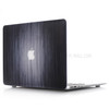 Wood Texture Hard Shell Case for MacBook Air 13.3-inch A1369 A1466 - Gradient Black