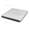 External DVD CD Drive Portable Aluminum Alloy Rewriter Burner High Speed Data Transfer for Laptop PC