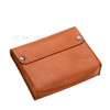 SOYAN PU Leather Pouch Bag Cover for Macbook Air / Pro Power Adapter - Light Brown