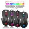 HXSJ X200 8000 DPI RGB Mouse Luminous Colorful LED Light 8-Button Wired Laptop Gaming Mouse