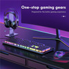 ONIKUMA K16 5Pcs/Set of Backlit Gaming Computer Accessory Set with Mouse Mechanical Keyboard Headset Mouse Mat Bracket Holder