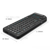 RII Mini V3 2.4GHz Wireless Keyboard Touchpad Air Mouse with Backlit and Laser Pointer (Russian Layout)