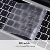 ENKAY TPU Keyboard Protector Cover for MacBook Pro 13.3 Inch (2016) with Touch Bar & Pro 15.4 Inch (2016) with Touch Bar (A1706 / A1707), Europe Version