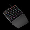 HXSJ J100 USB Wired 35 Key Single Hand Professional Gaming Keyboard