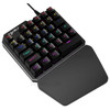 HXSJ J100 USB Wired 35 Key Single Hand Professional Gaming Keyboard