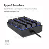 MOTOSPEED K23 Motospeed Back Light Wired USB Mechanical Keyboard with 21 Keys - Blue