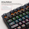 High-quality 87-key Mechanical Keyboard Wired Keyboard RGB Backlit Keyboard - Blue