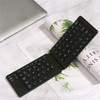 Folding Bluetooth Keyboard Intelligent Matching Home Office Keyboard with Long-lasting Battery Life - Black
